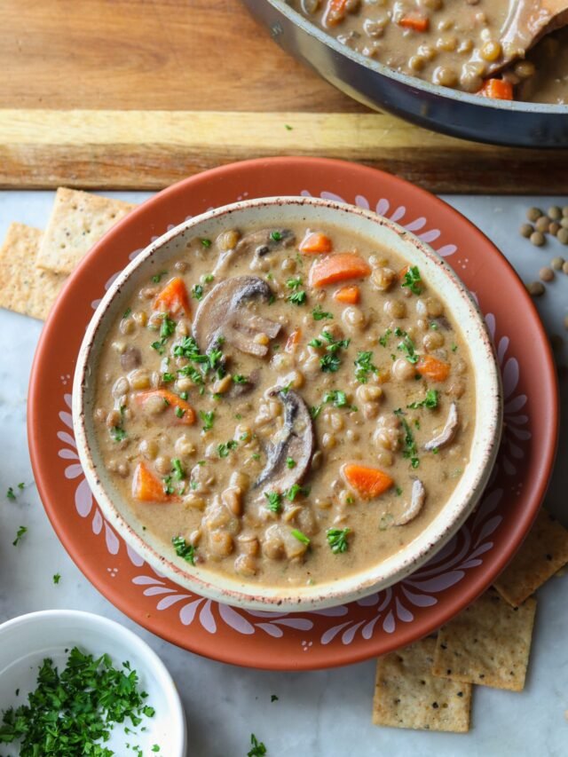 Creamy Lentil Soup Healthy Simple Yum