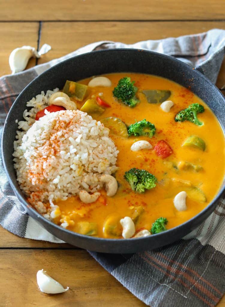 vegan coconut pumpkin curry