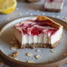 Strawberry Swirl Cheesecake Bars-image
