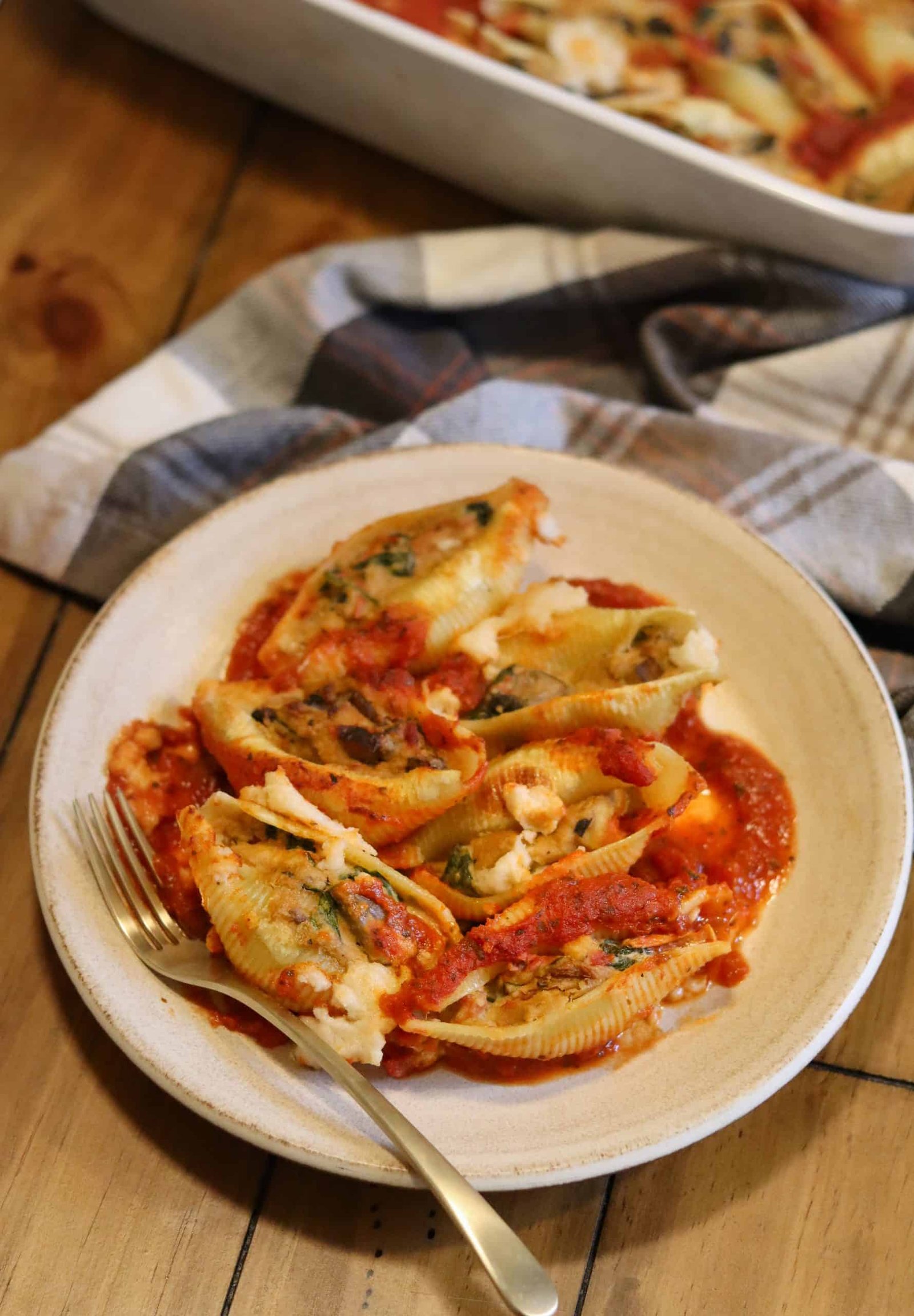 Vegan Ricotta Stuffed Shells (Easy and Homemade Cashew Ricotta)