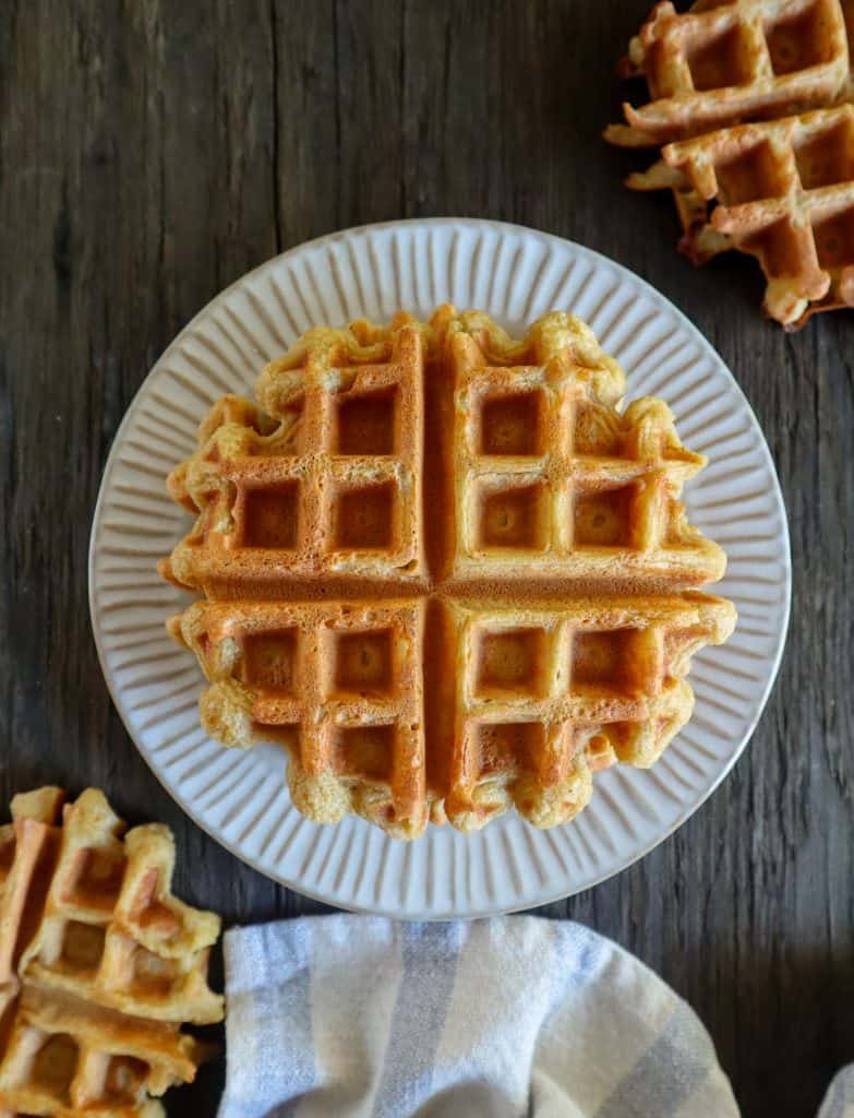 fluffy vegan waffles