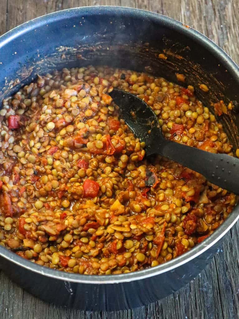 lentil taco meat