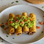 black bean flautas