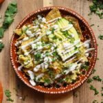 chilaquiles verdes vegan recipe.