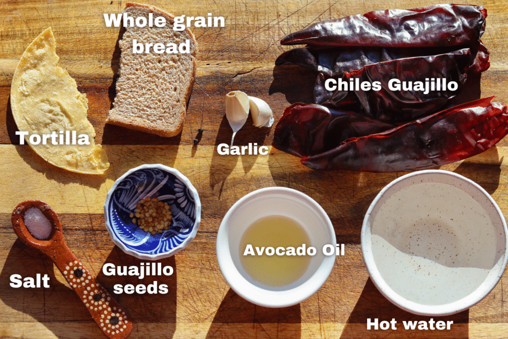 ingredients for tamales.
