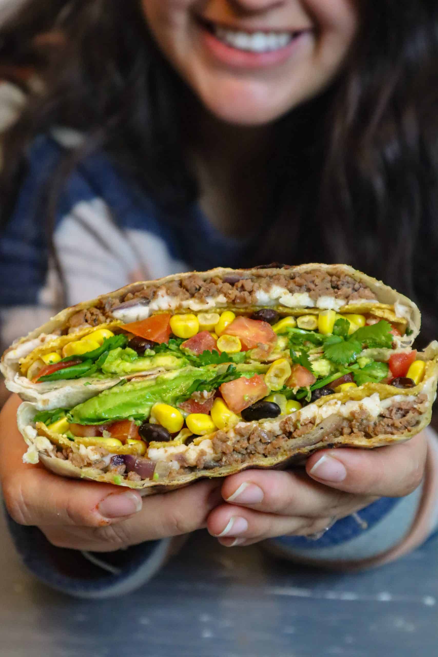 Vegan Crunchwrap Supreme (Taco Bell Made VEGAN)