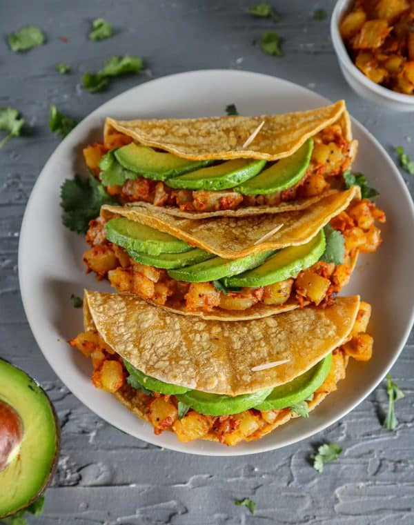 Vegan Potato Tacos with Chorizo | Vegan Recipe