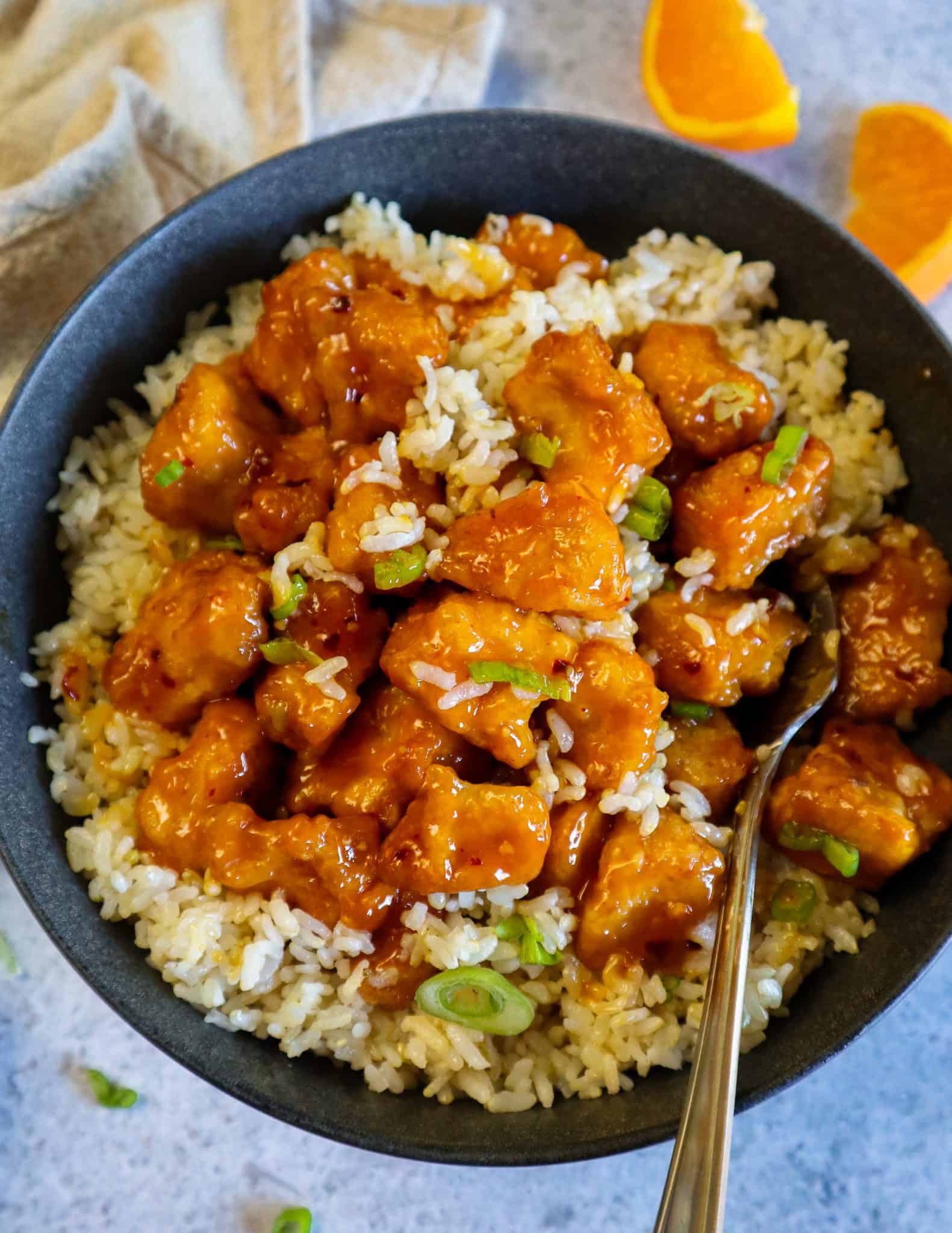 Vegan Orange Chicken (Tofu) Vegan Orange Chicken