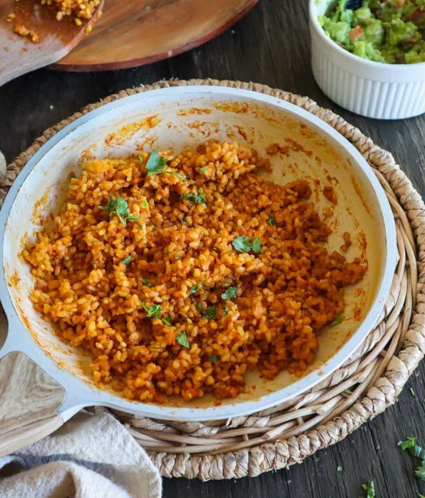 Arroz integral estilo mexicano