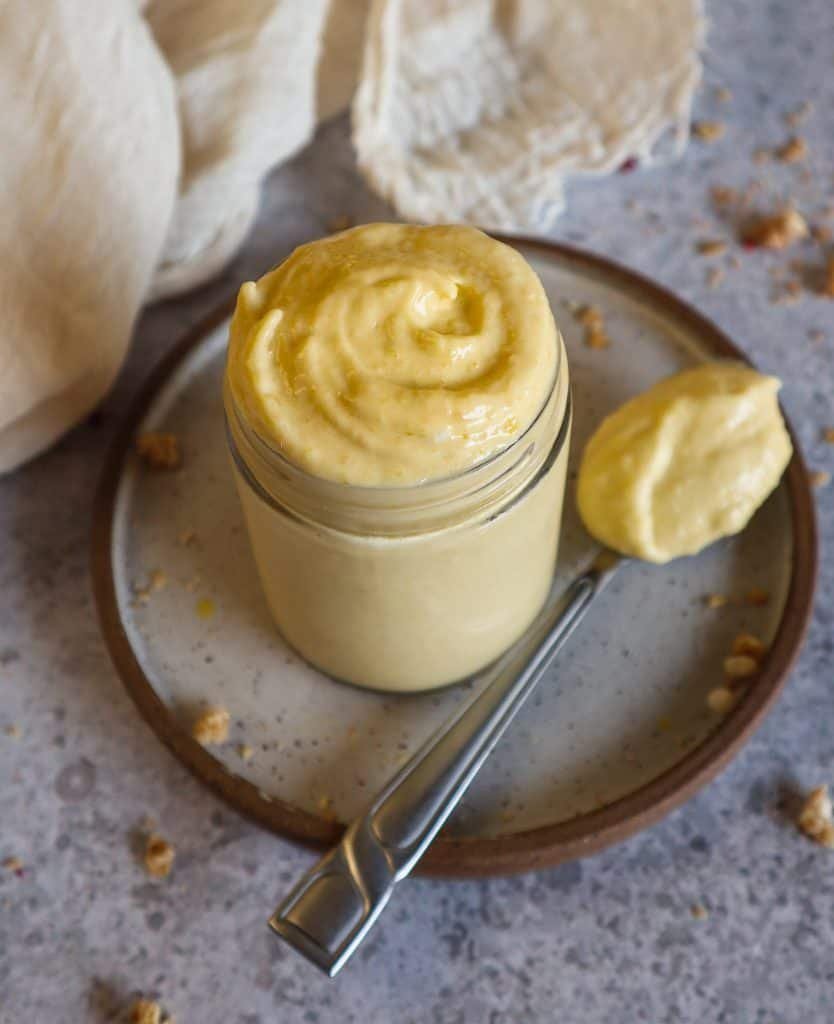 vegan mango pudding