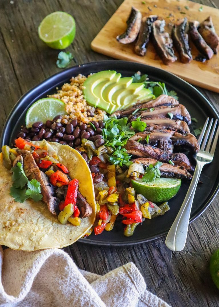 Portobello Mushroom Tacos (Vegan Carne Asada Tacos)