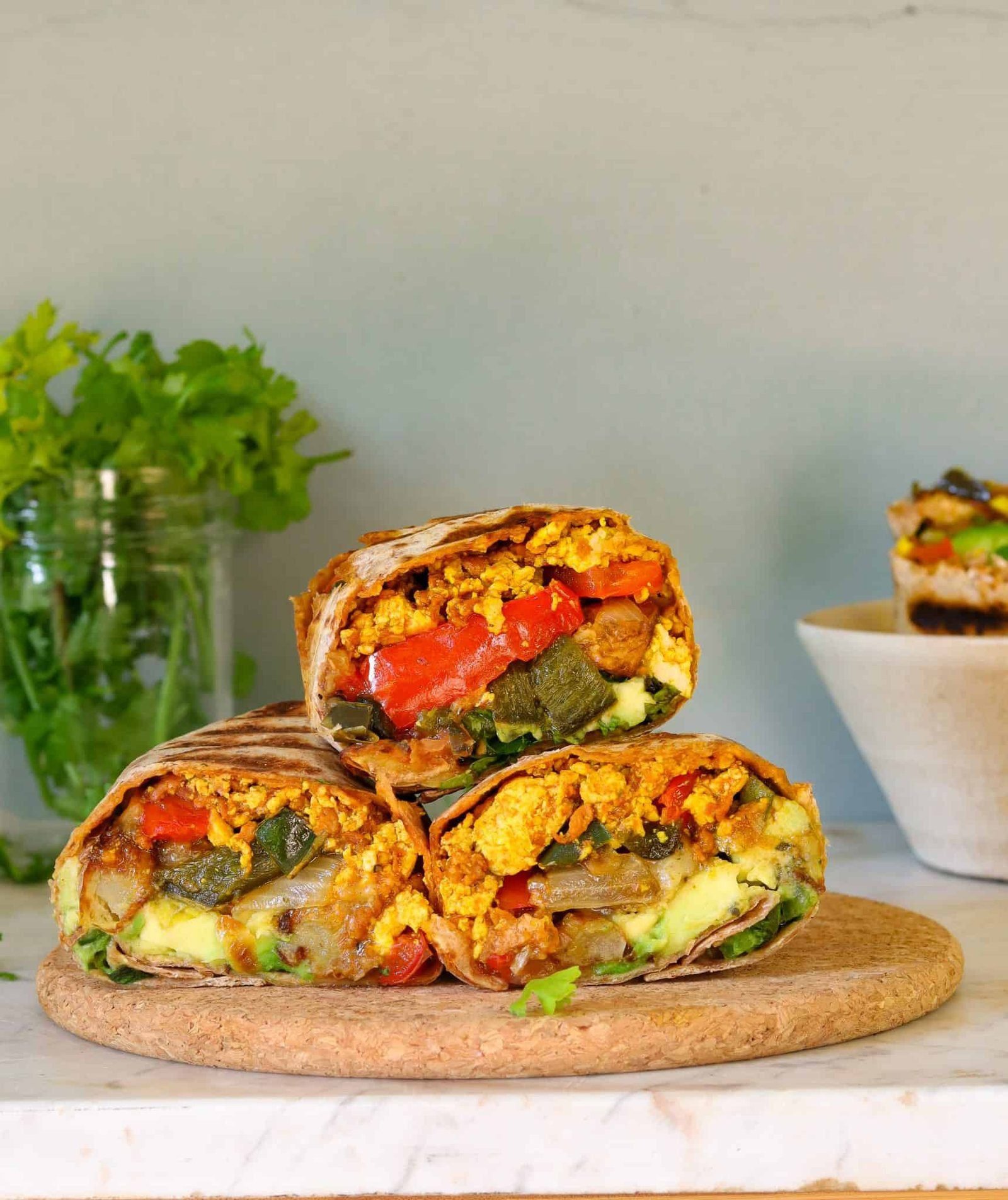 Vegan Breakfast Burritos (Mexican-style!)