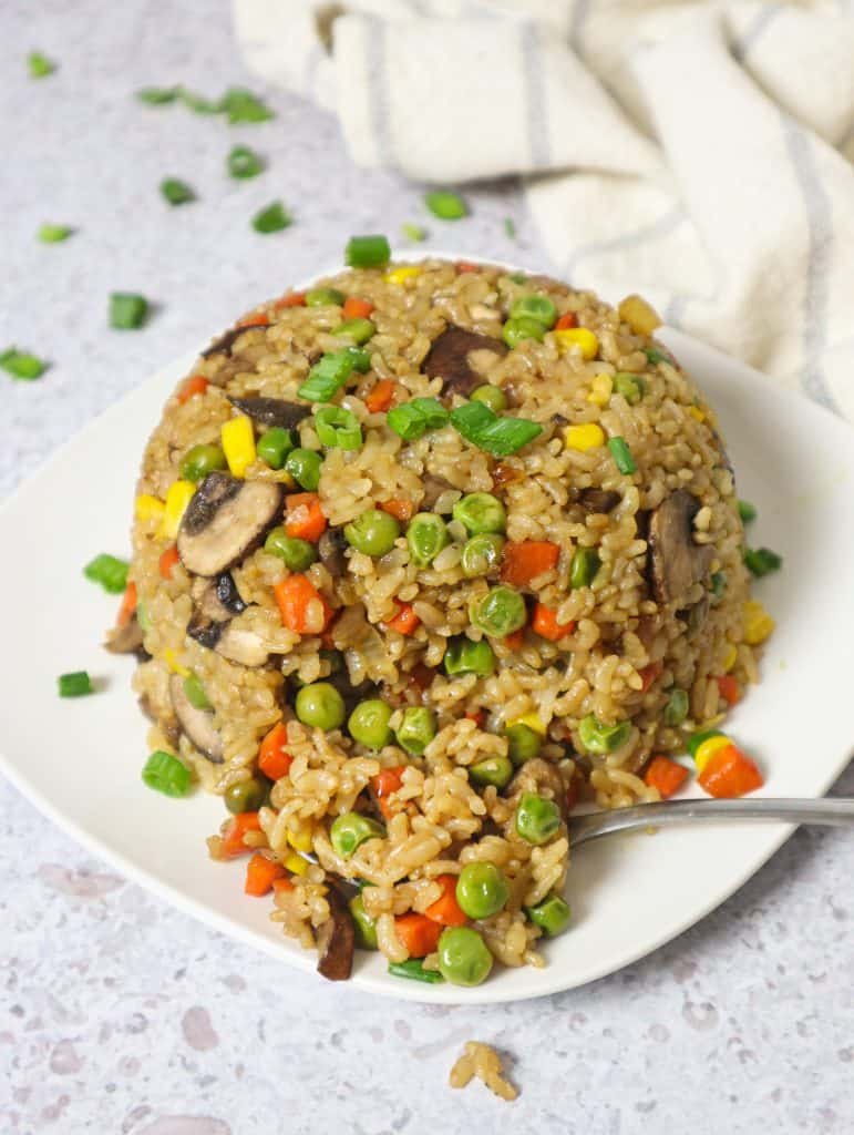 vegan fried rice recipe