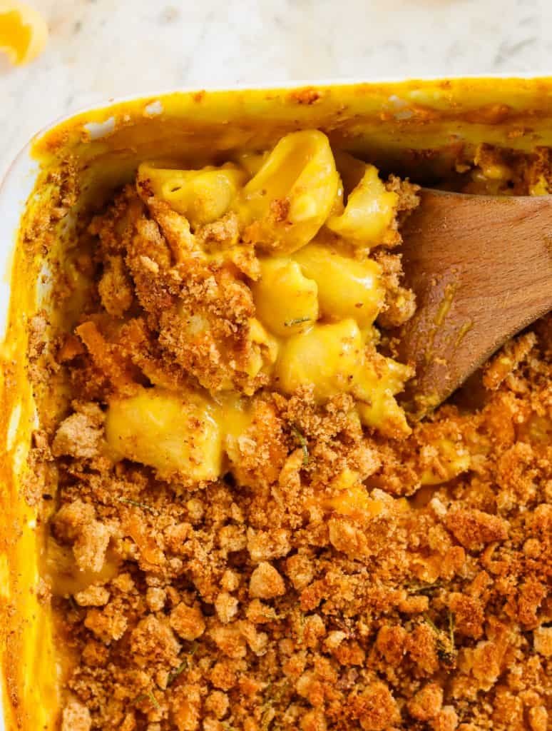 vegan pumpkin mac and cheese