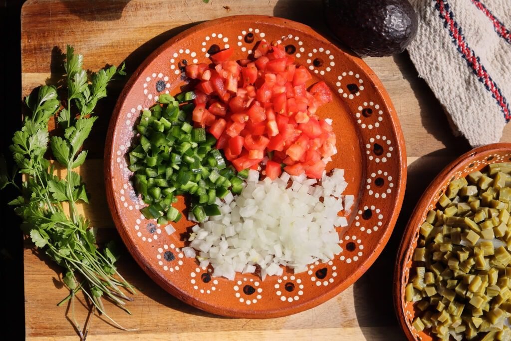 nopales recipe ingredients.