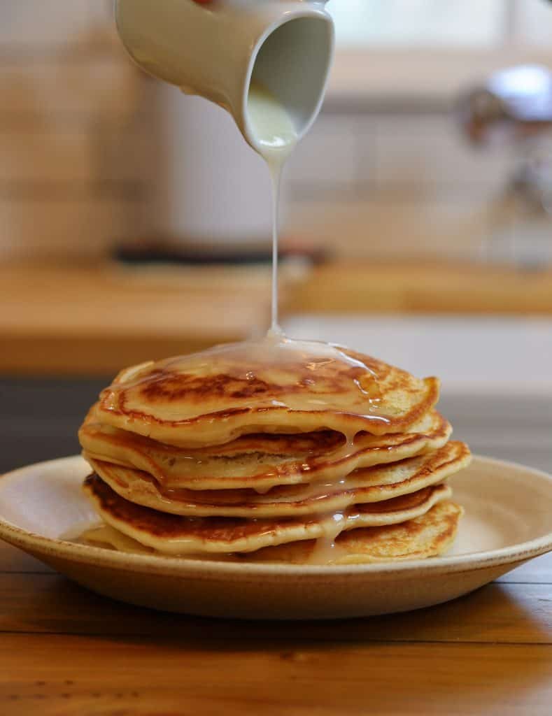 Mini pancakes  Mexican street food 