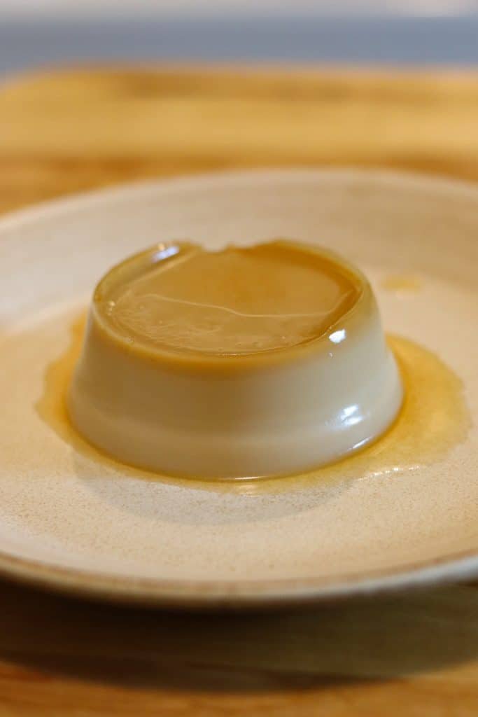 Flan vegano