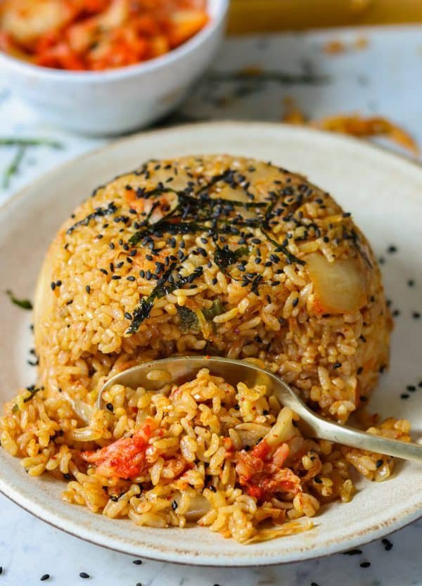 Vegan Kimchi Fried Rice - Healthy Simple Yum