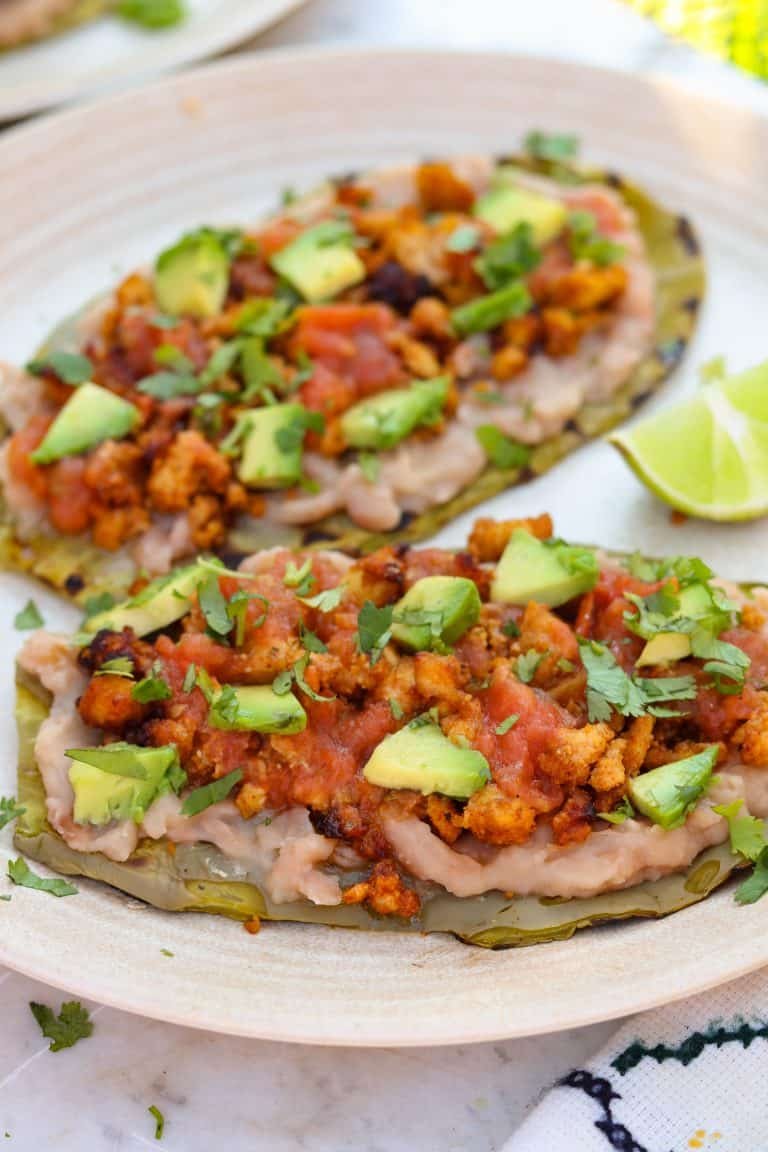 Huaraches De Nopal (Easy & Diabetes-Friendly!)