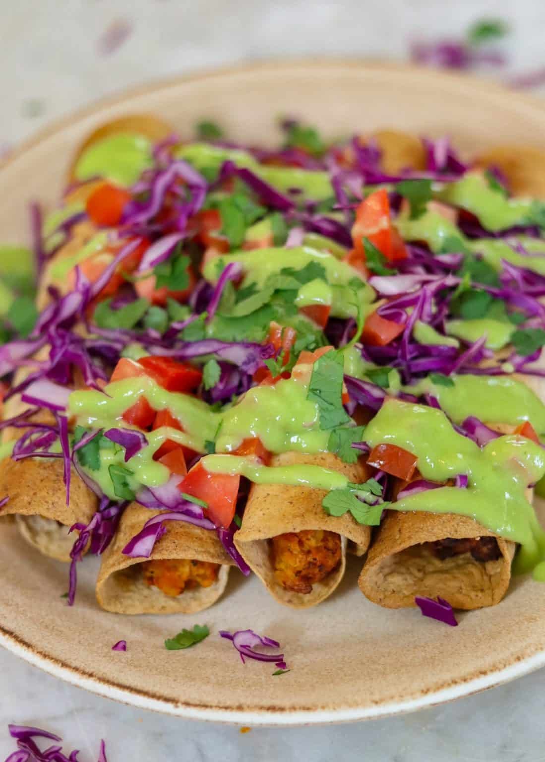 Potato Flautas (Airfried) Healthy Simple Yum