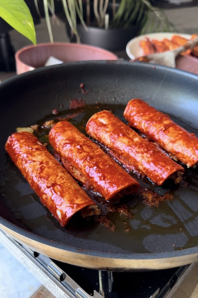 authentic enchiladas from michoacan.