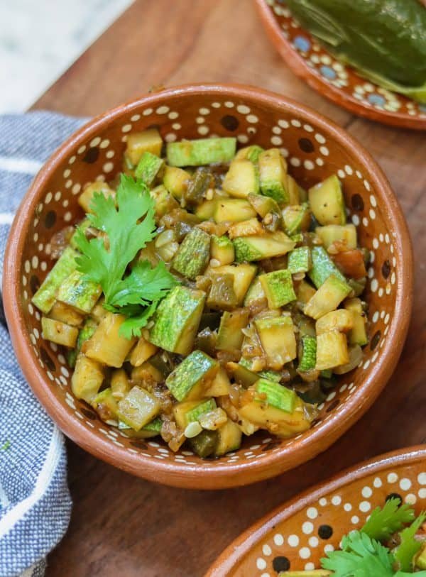 Mexican Zucchini (Calabacitas A La Mexicana)