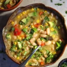 Poblano Bean Soup-image