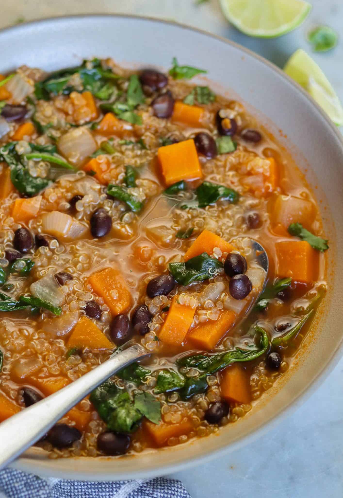 Sweet Potato Quinoa Soup (Easy & Cozy)