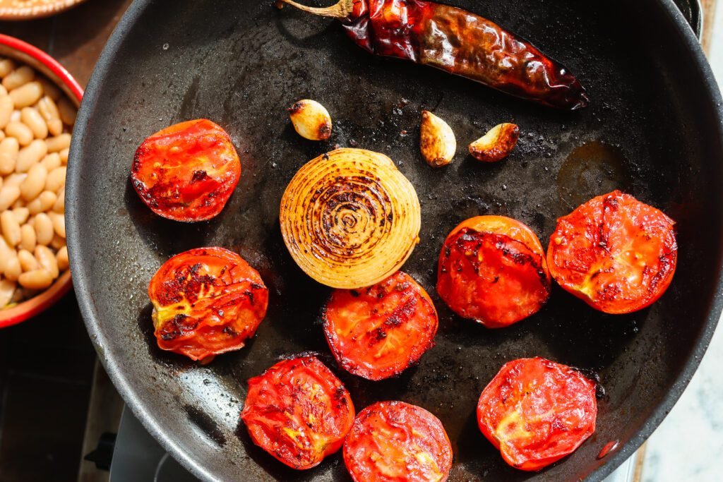 sopa tarasca recipe roasting veggies.