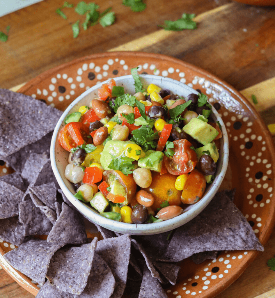 ensalada de frijoles 