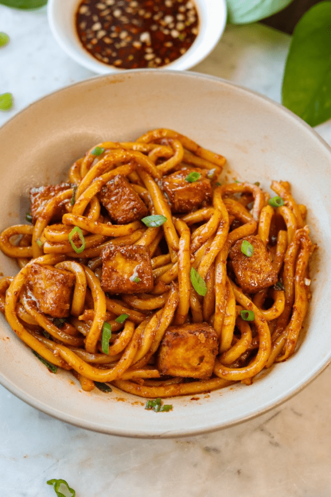 fideos con chile de aceite y ajo