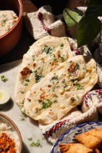 garlic naan recipe indian food vegan.