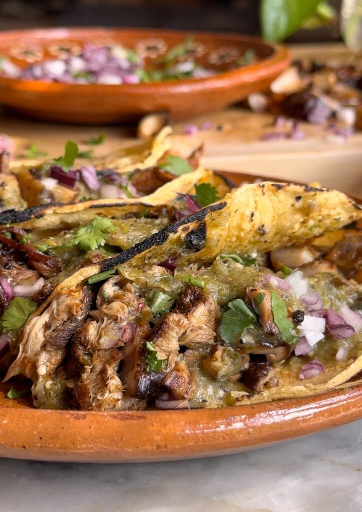 lion's mane recipe for vegan tacos.