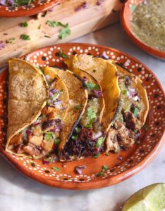 is mexican food healthy? these mushroom tacos.