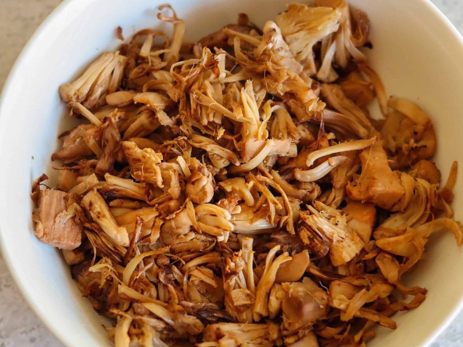 vegan shredded chicken (jackfruit)