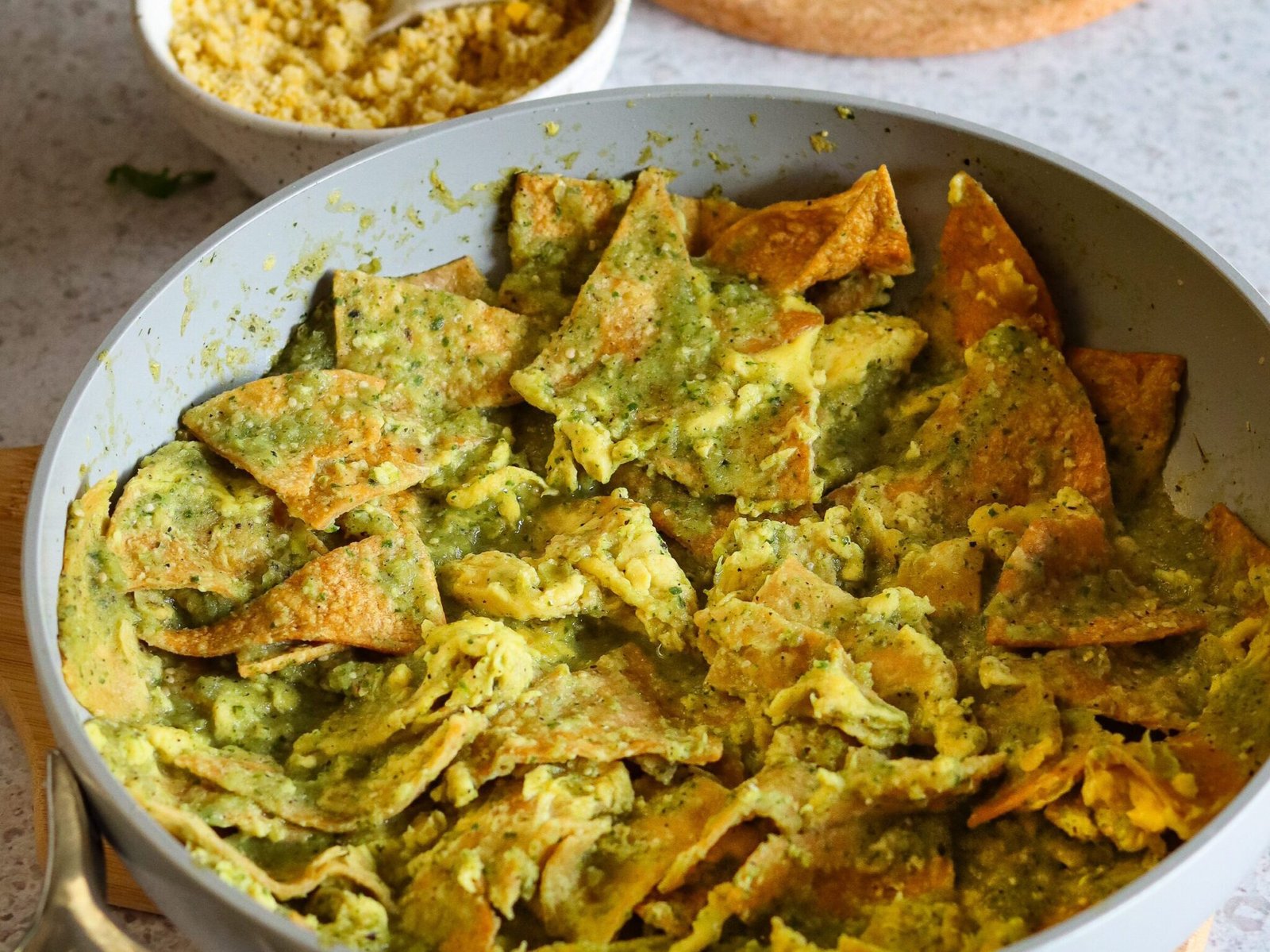 vegan chilaquiles