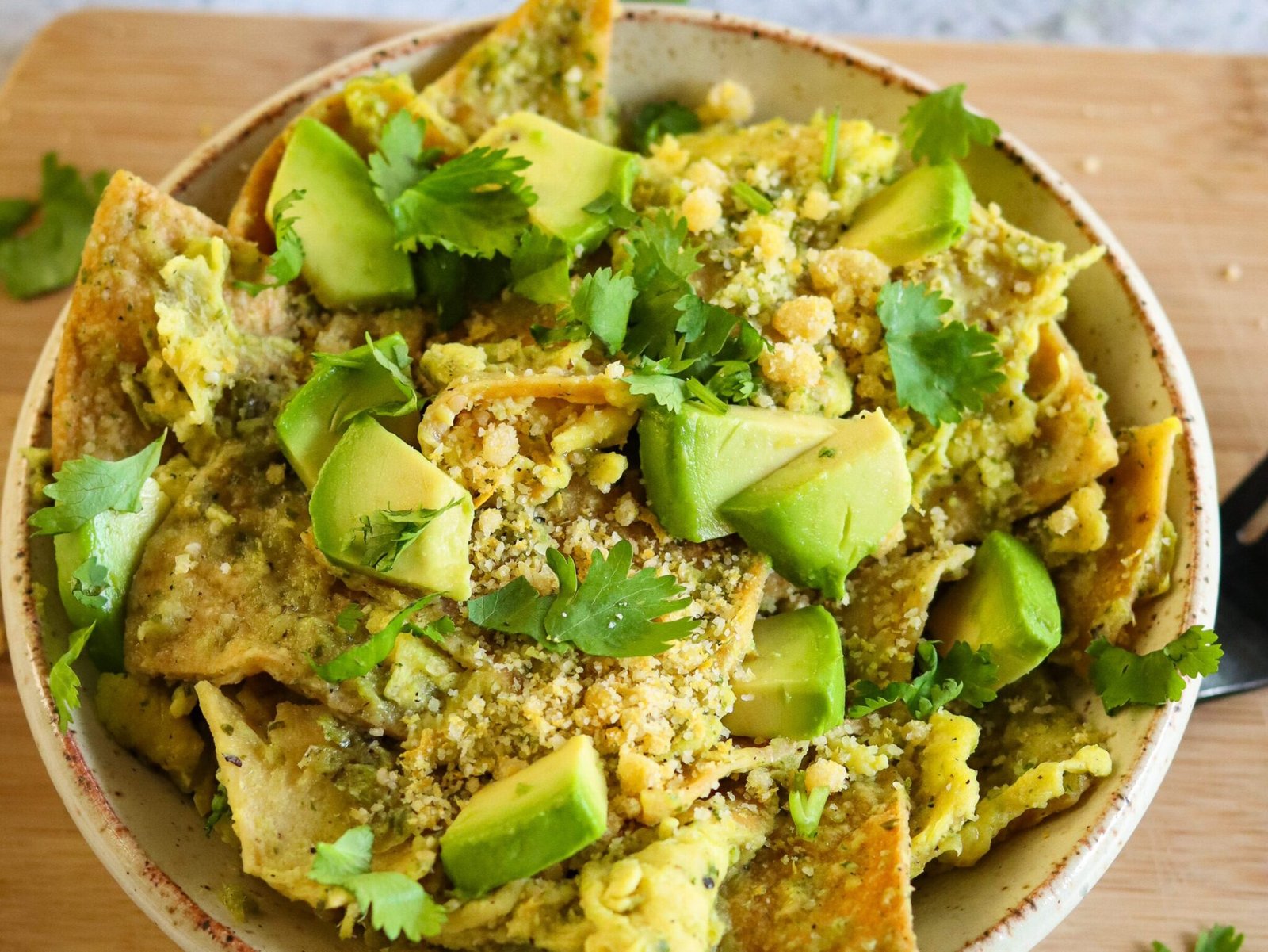 vegan chilaquiles