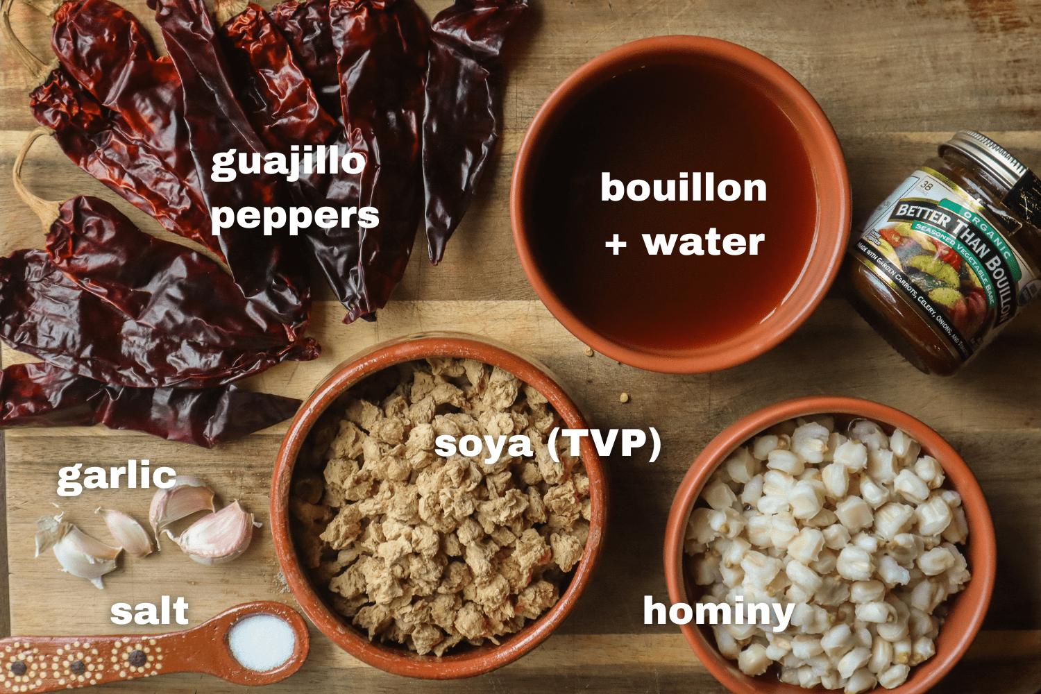 pozole vegan ingredients.