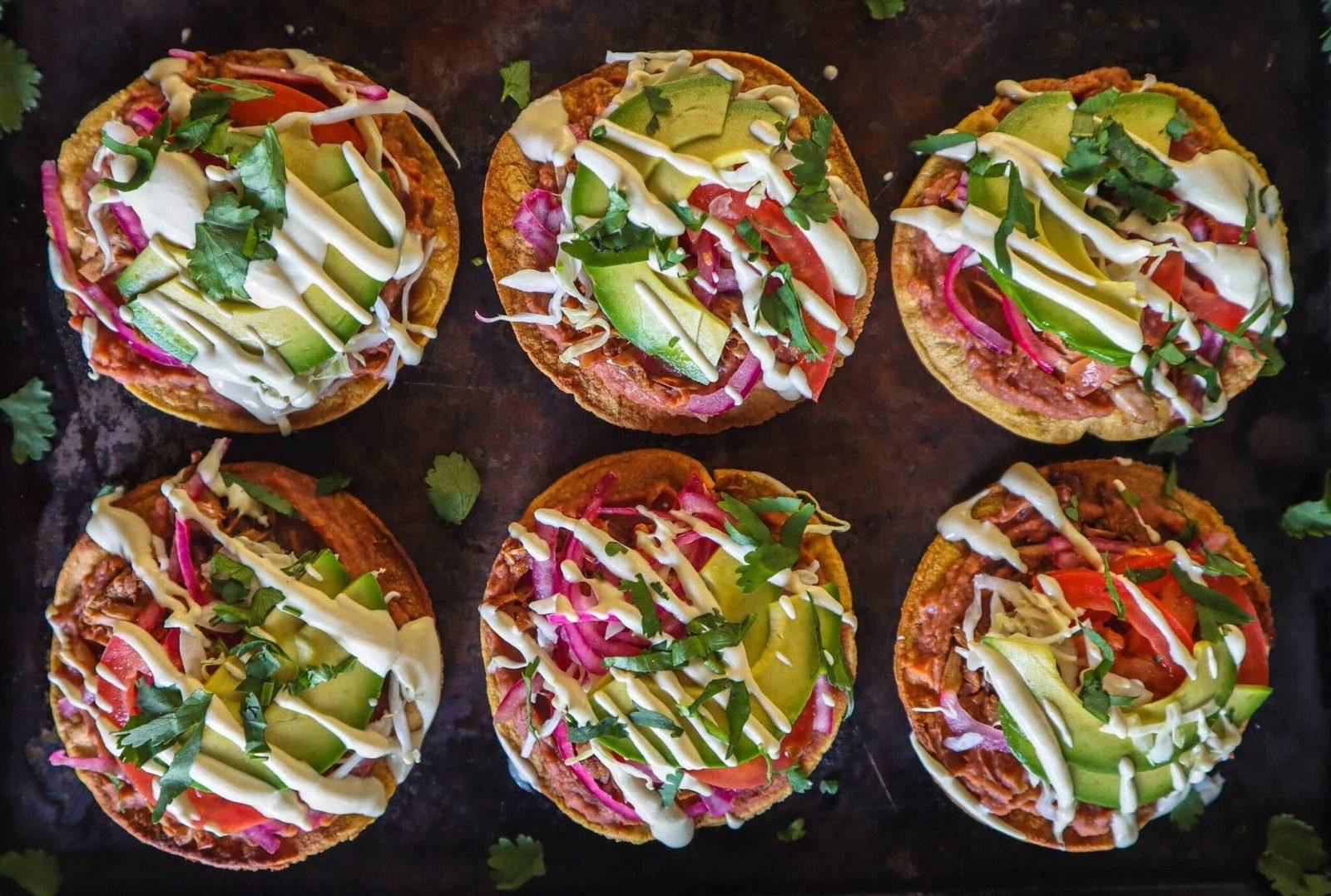 the best mexican bean tostadas