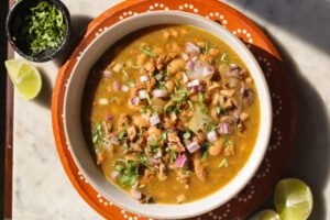 carne en su jugo in a bowl.