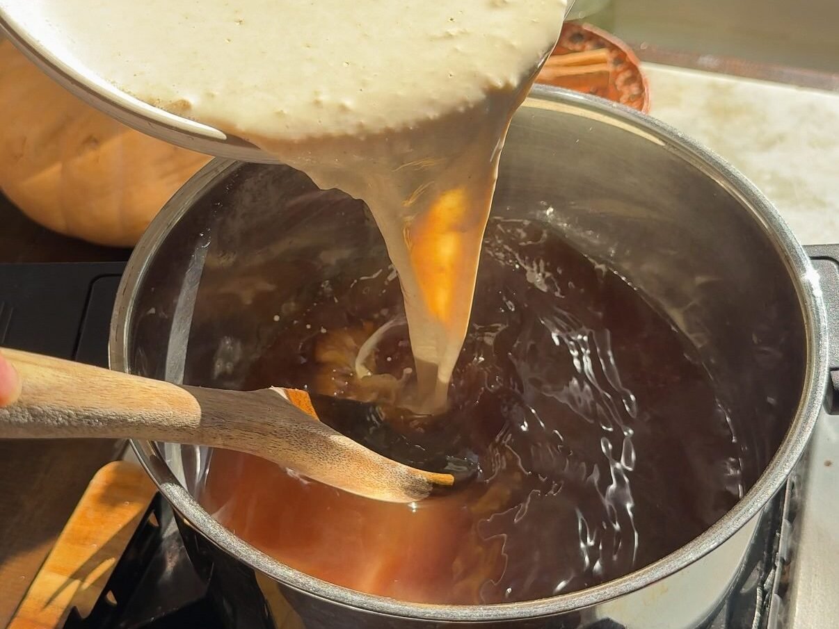 easy atole recipe in pot.