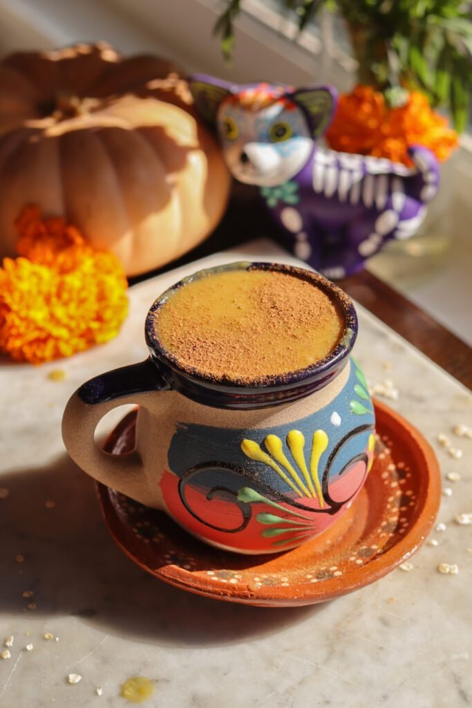 Easy mexican atole recipe in a mug.