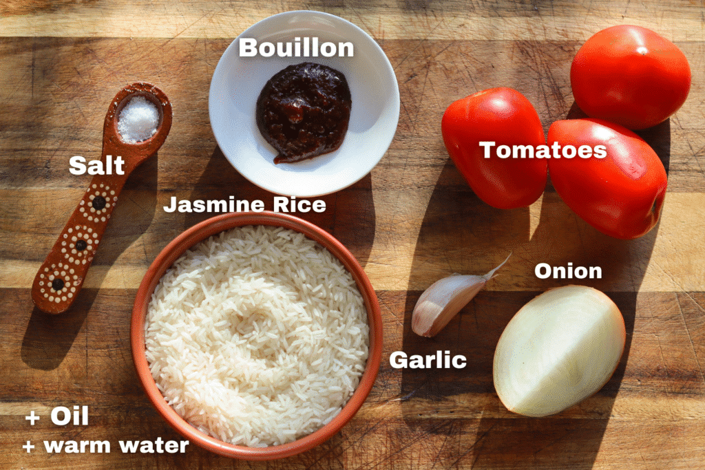 ingredients on a cutting board.